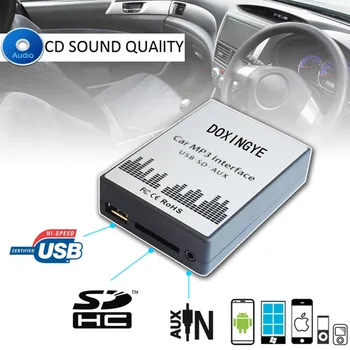 

DOXINGYE USB SD AUX Car MP3 Player Music CD Changer Adapter For BMW E39 X3 X5 Z4 Z8 MINI R5x 12PIN Interface