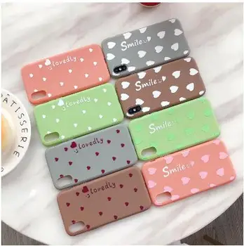 

Candy Colorful Cute Flowers Case For Phone XS XR XS Max X 8 7 6 6S Plus Soft Silicone Fashion Phone Back Cover Cases Coque Gift