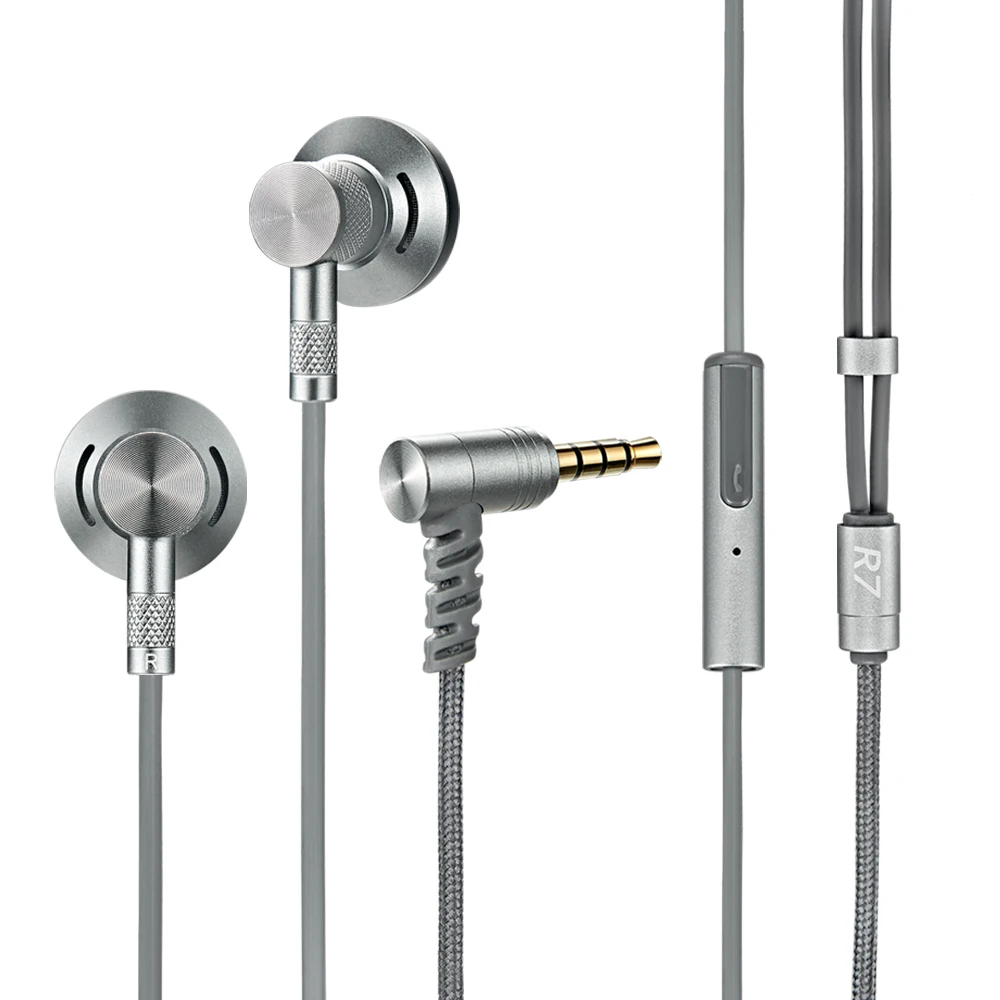 MEMT R7 CNC In Ear Earphone 3 5MM Stereo with Mic In Ear Headset Earbuds HIFI Bass Earphone MEMT T5 T6 R1