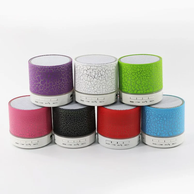 WPAIER A9 Burst pattern Wireless Bluetooth speaker LED Colorful mini bluetooth speaker Support TF card outdoor portable