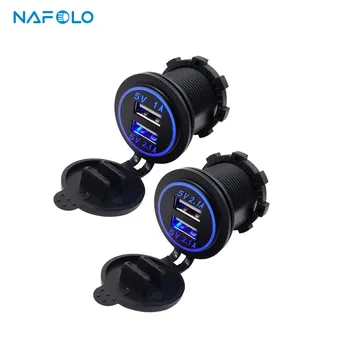 

Car USB Charger Cigarette lighter socket Power Adapter 12-24V 3.1A 4.2A Dual USB Charger for Car Boat Motorcycle Truck