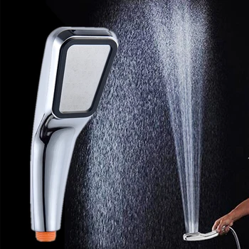 

Square Shower High Pressure Bathroom Rainfall Shower Head Handheld Shower Water Saving Shower Head Filter Bathroon Sprayer Head