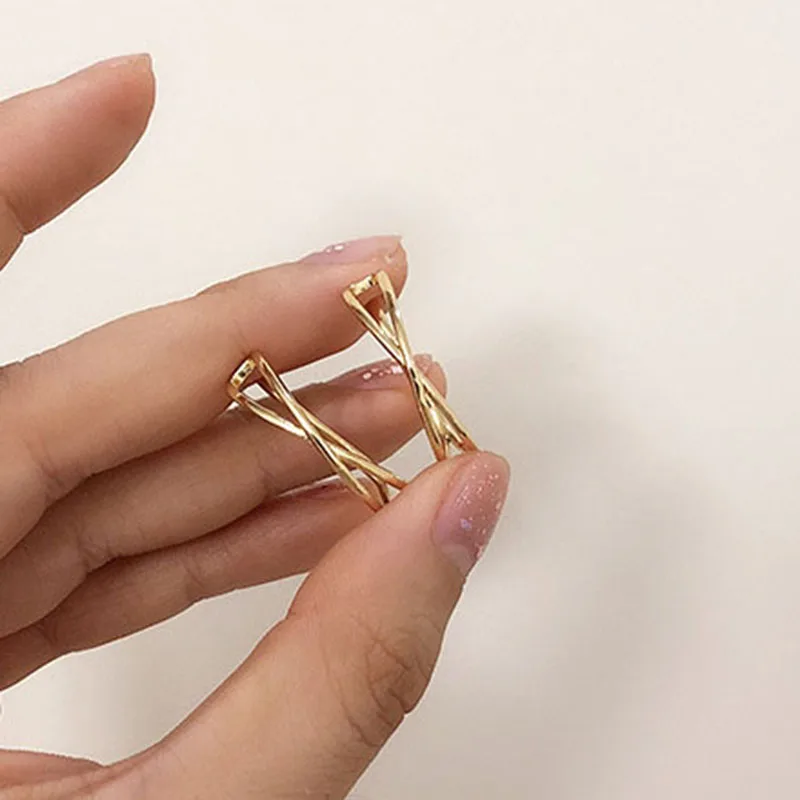 Серьги клипсы женские витые золотистые/Серебристые без пирсинга|Серьги-клипсы| |