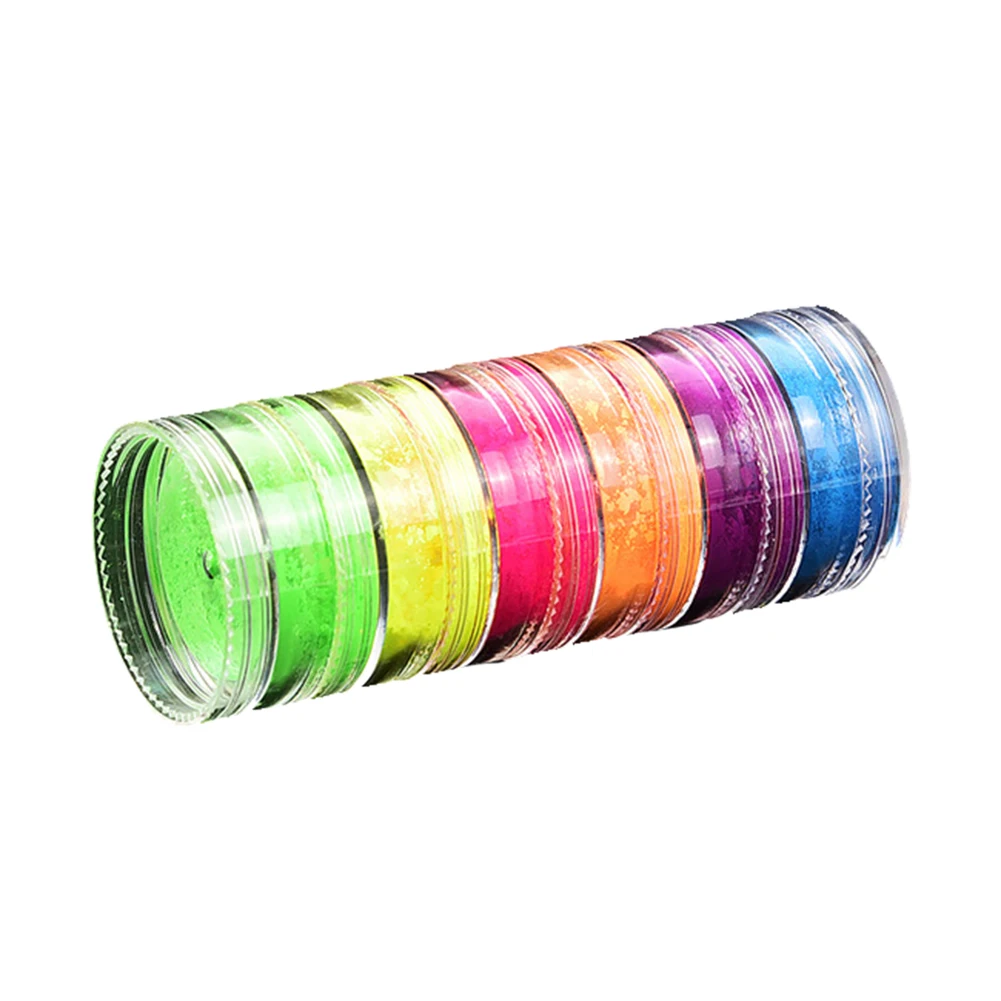 

Colorful Matte Nail Art Powder Multi-function Stage Performance Body Decoration Neon Pink Powder