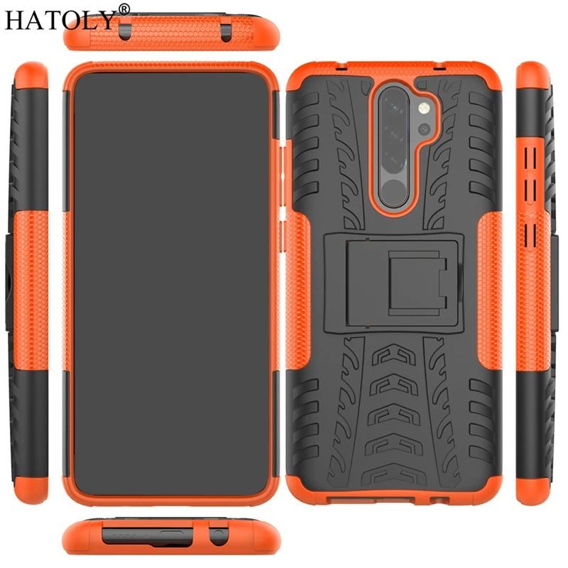 Orange Для Xiaomi Redmi Note 8 чехол Redmi Note 8 Pro чехол противоударный сверхпрочный Защитный чехол силиконовый чехол-бампер для телефона для Redmi Note 7 - Цвет: Orange