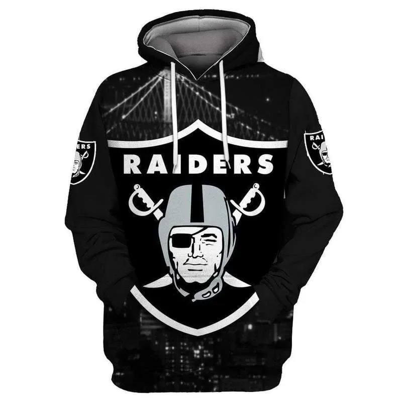 2020 Men's Fashion With Hat Raiders 3D Print Hooded Pullover Unisex Clothing American Football Hoodie 2020 Men's Fashion With Hat Raiders 3D Print Hooded Pullover Unisex Clothing American Football Hoodie