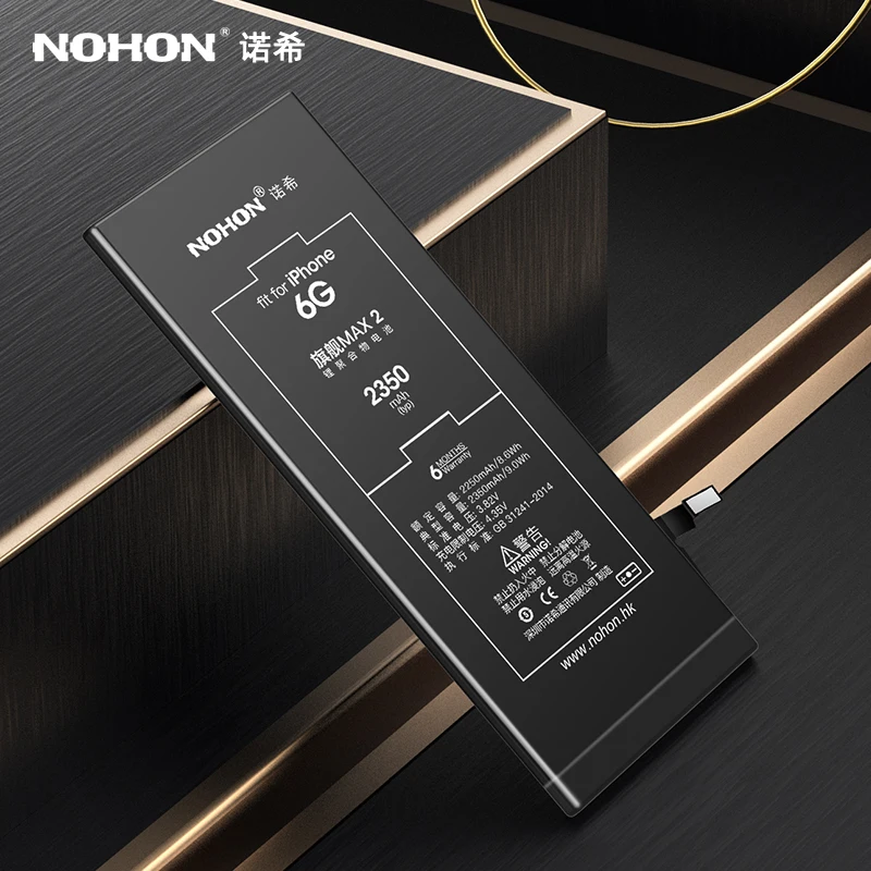 NOHON максимальная емкость аккумулятора для телефона iPhone 6 6G 6S 6GS Plus SE Замена iPhone 6 мобильный аккумулятор