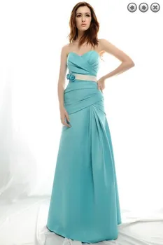 

free shipping new fashion 2016 plus size brides maid vestidos formales long dress prom gown evening gowns with Removable belt