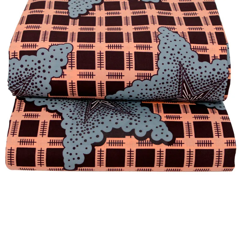 Хлопок африканский нигерийский настоящий Анкара гарантия настоящий голландский воск решетки& Морская звезда печати ткань
