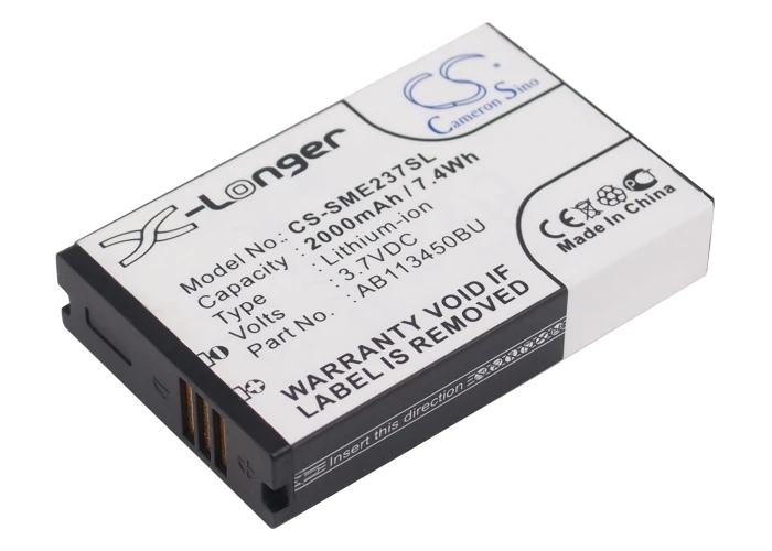 Cameron Sino Battery For Samsung E2370 Solid GT-E2370 Xcover | Электроника