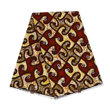 Чудесный цветной принт хлопок Высокое качество Африканский настоящий Анкара настоящий голландский воск швейная Ткань 6 ярдов \ Лот