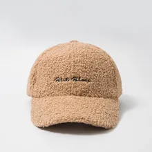 Зимняя бейсбольная кепка Женская Вышивка Письмо шляпа папы костяная Мужская Рэпер Хип Хоп Кепка s повседневная шерстяная теплая унисекс шапки bone gorras