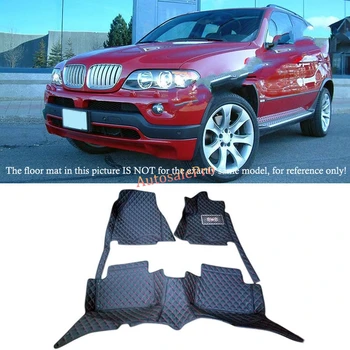 

For BMW X5 E53 2004 2005 2006 Right & Left Hand Drive Black Front Rear Floor Mat Carpets Pad cover