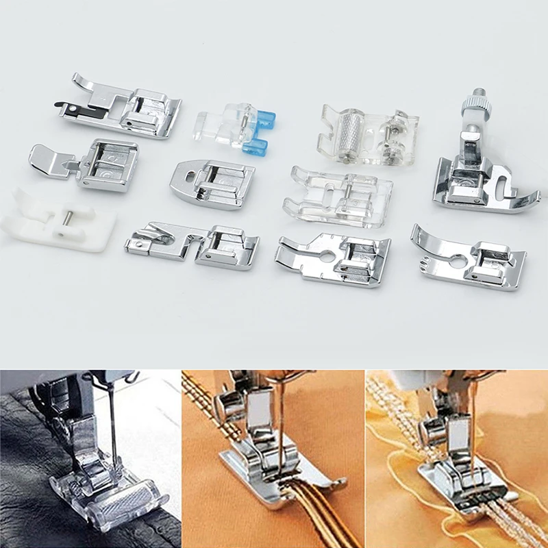 Sewing Machine Presser Foot Feet Tool Kit For Brother Singer Janome Domestic