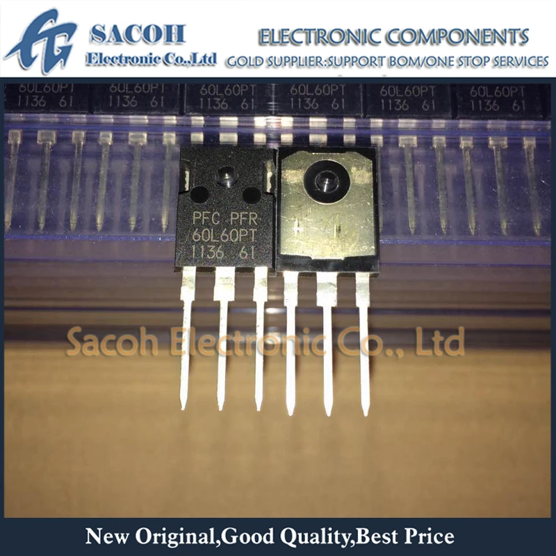 New Original 5PCS/Lot PFC60L60PT 60L60PT PFR60L60PT OR MBR6060PT OR MBR6060WT MBR6060 6060 TO-247 60A 60V Schottky Barrier Diode