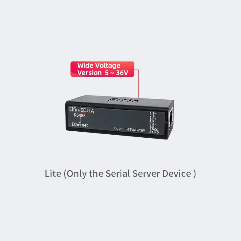 WiFi Converter EE11A MINI RS485 Serial Server to Ethernet ModbusTCP to Ethernet RJ45 Converter With Eembedded Web Server