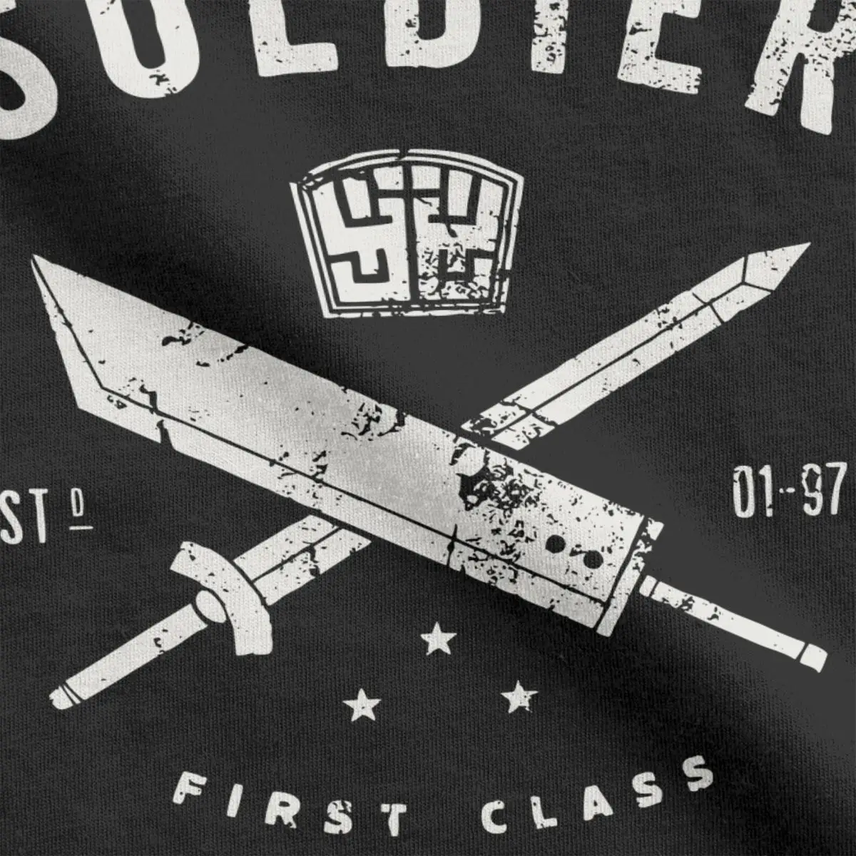 Final Fantasy Soldier T-Shirt for Men Vintage Cotton Tees Crew Neck Short  Sleeve T Shirts 6XL Clothing - AliExpress, image size:1200x1200