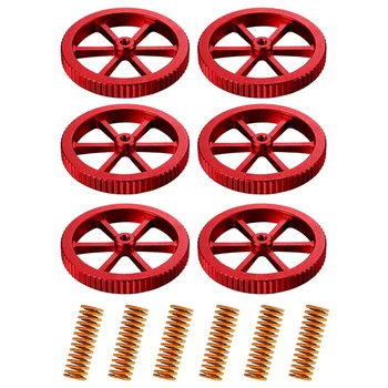 

Aluminum Hand Twist Leveling Nut and Hot Bed Die Springs Printer Compression Springs Compatible (12 Pieces)