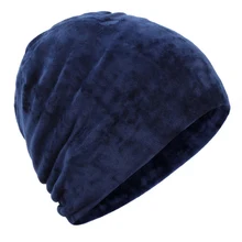 Женские и мужские унисекс Зимние Повседневные шапки Сутулятся Skullies Bonnet бархатные мягкие теплые эластичные шапки