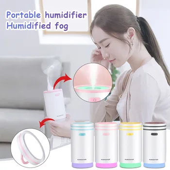 

Ultrasonic Mini Air Humidifier Home Usb Colorful Small Lamp Bedroom Home Office Mini Humidifier With Led Night Lamp 2020#g40