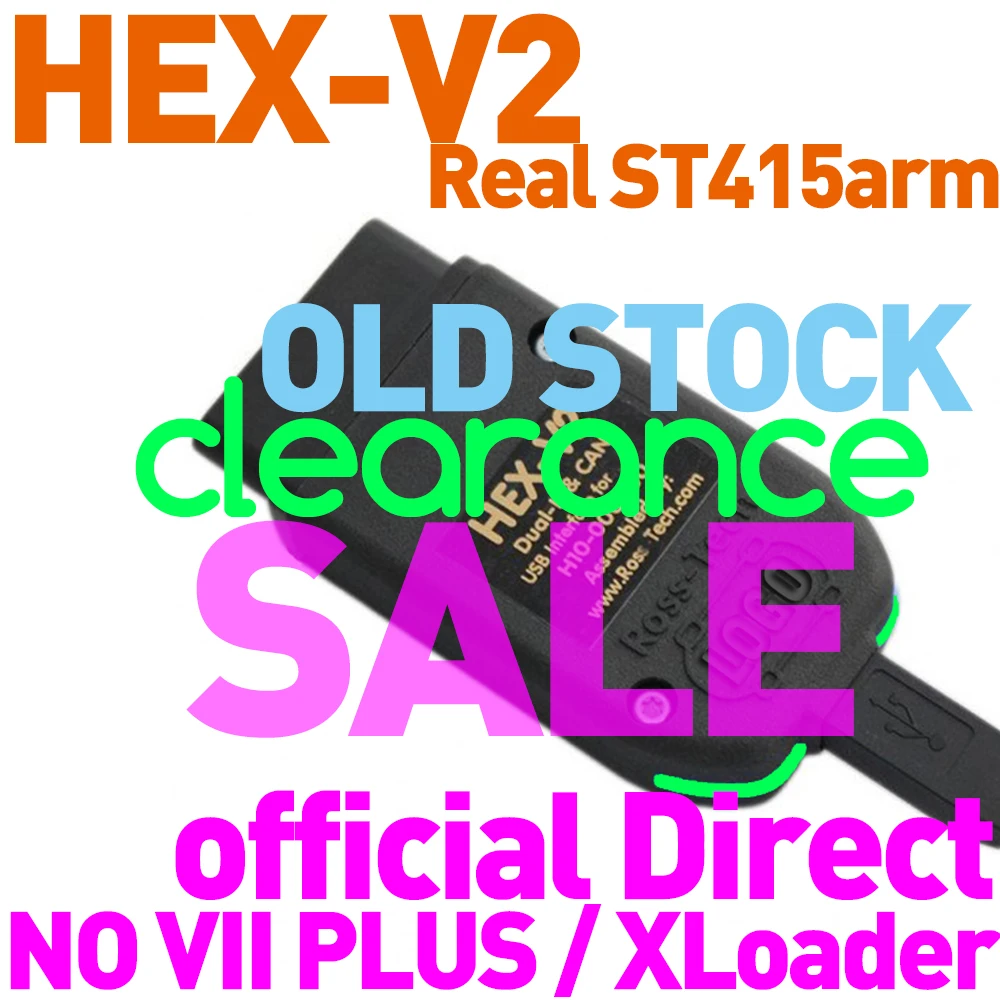 Инструмент-сканер для диагностики и сброса данных HEX V2 Real ST415 KK USB Интерфейс VAG COM