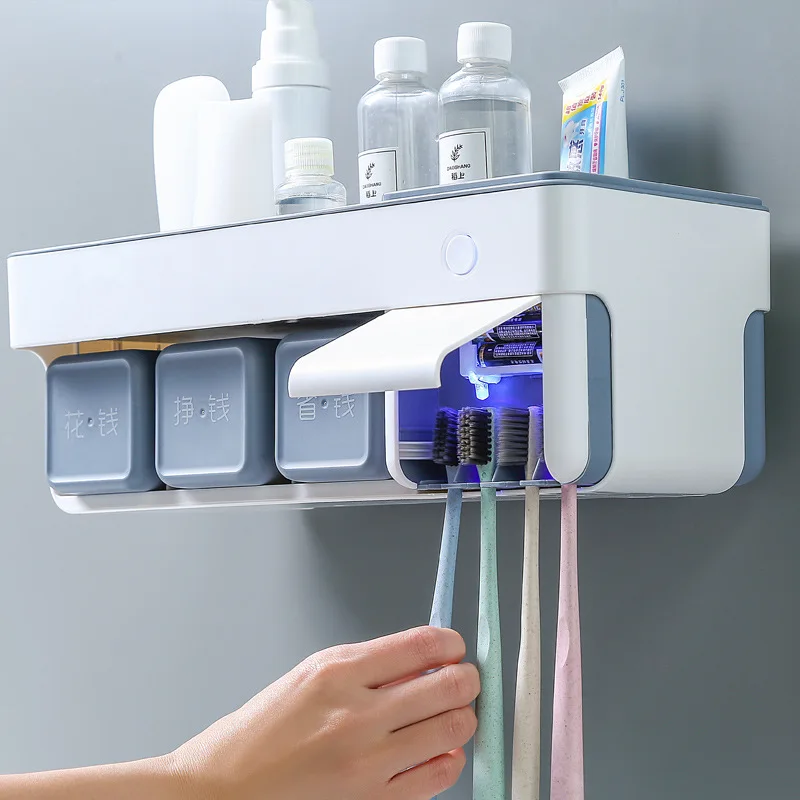 Xiaomi Mijia 3 чашки интеллектуальная стерилизация зубная щетка стойка