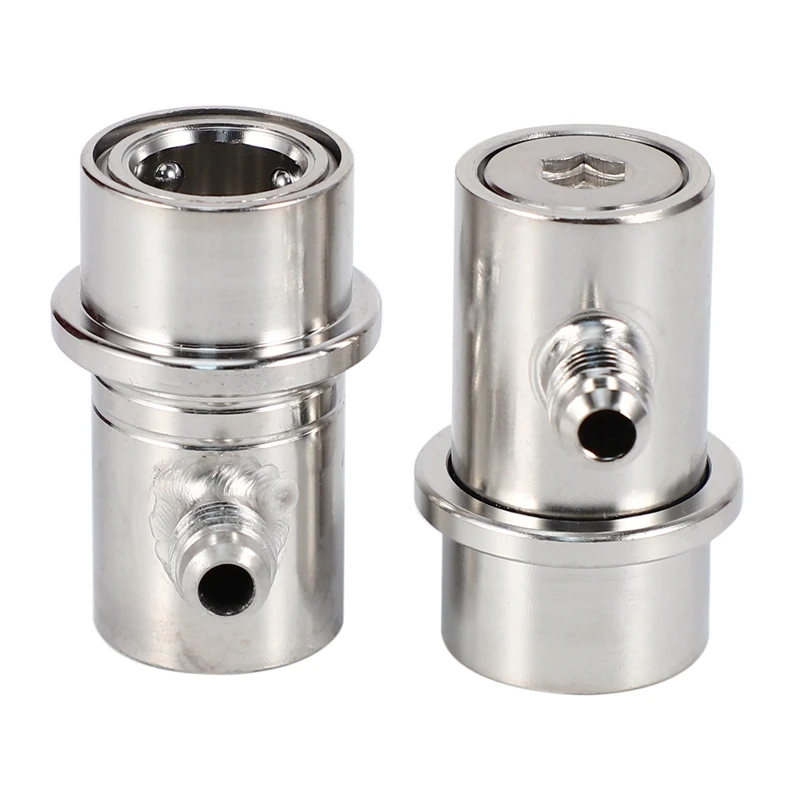 

Gas Liquid Connector Heavy Duty Stainless Steel Ball Lock Corny Keg Disconnect Gas & Liquid (MFL/Barb) Home Brew Beer Kegging