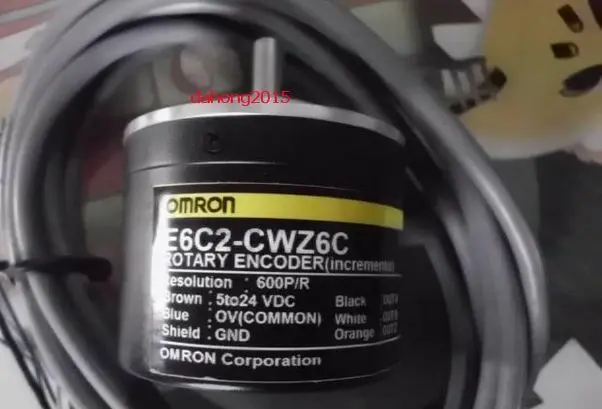 1 шт. Новый Omron роторный кодер E6C2-CWZ6C 600 P/R E6C2CWZ6C | Безопасность и защита