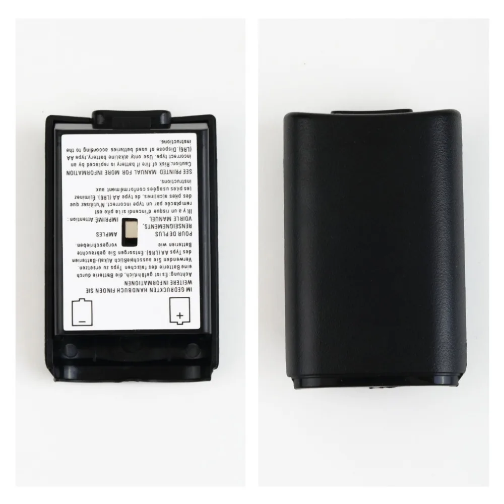 

Universal Battery Pack Cover Shell Shield Case Kit for Xbox 360 Wireless Controller High Quality Black Battery Cover Shell cases