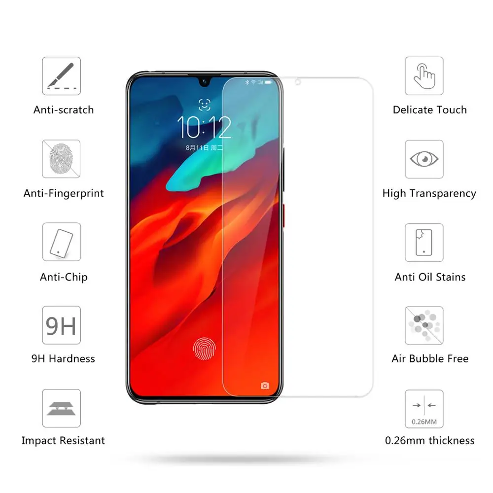 2 шт закаленное стекло для lenovo Z6 Pro/Z6/Z6 Lite защита экрана 2.5D 9H закаленное стекло для lenovo Z6 профессиональная защитная пленка