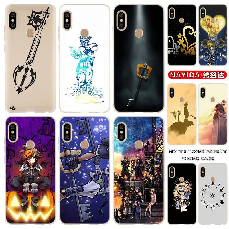 Мягкий силиконовый чехол для Xiaomi Redmi 9A 8A 7A 6A 9at 6pro Note 9 8 7 6 5 Pro 9a 8t чехлы Kingdom Hearts