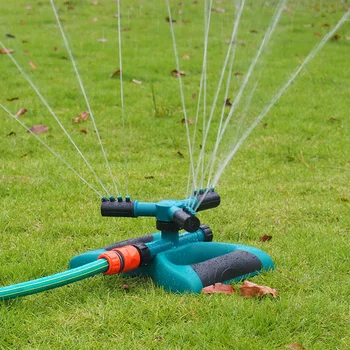 

360°garden Sprinklers Automatic Gardening Grass Lawn Spray Faucets Rotating Misting Nozzle Irrigation Garden Pipe Hose