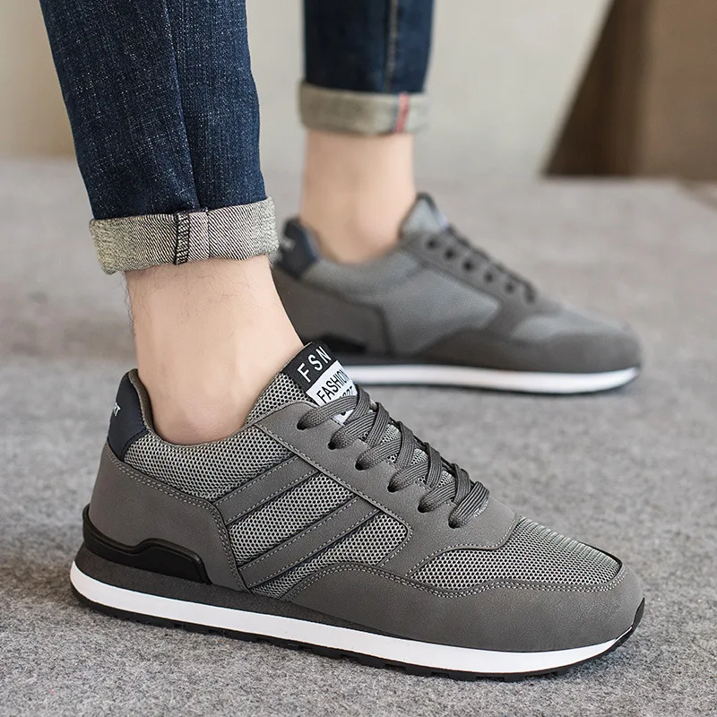 

INS Super Fire Shoe MEN'S SHOES Shoes Trend Versatile Lace-up Shoes Korean-style Casual Sports Shoes Men's Low Top Light