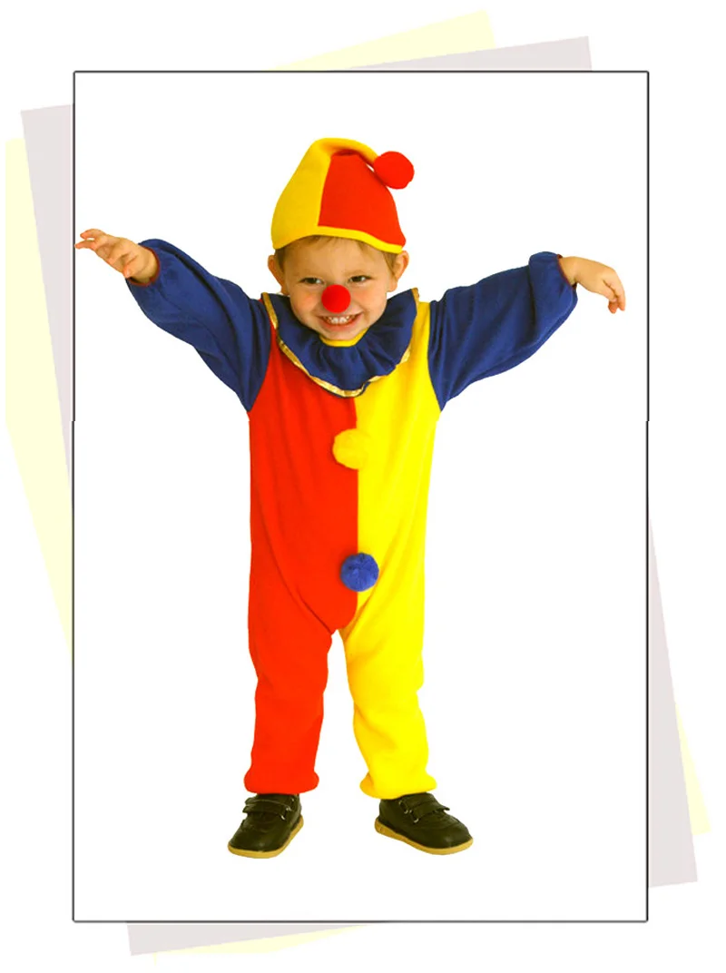 Strongwell Цирк Клоун фигурки детей мальчиков и девочек костюм косплей Вечерние наряды клоун костюм Хэллоуин Дети Рождество