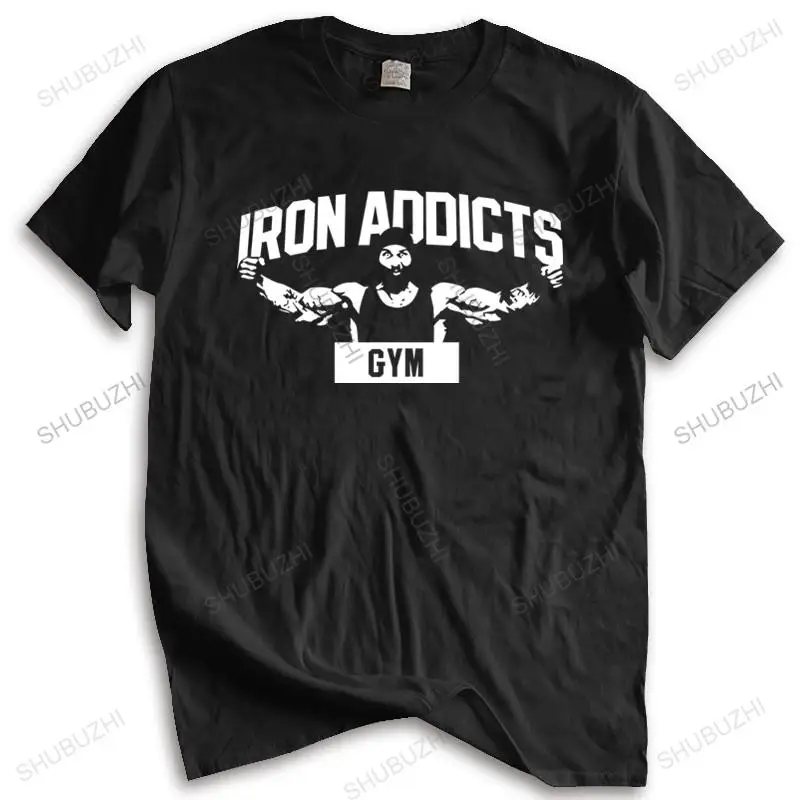 Мужские летняя хлопчатобумажная футболка Свободные топы железная CT FLETCHER MIKE RASHID