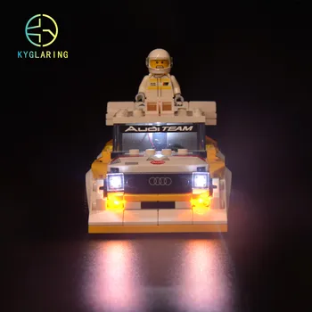

Kyglaring Light Set For LEGO Speed Champions 76897 1985 Sport quattro S1 blocks car (only light kit included)