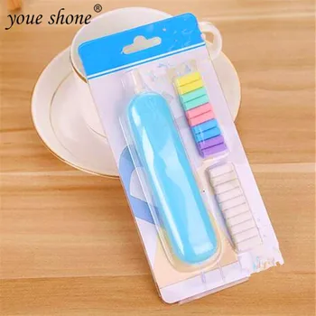 

1pcs Electric eraser student gift stationery eraser sketch modification with fan children gift rubber refill retail wholesale