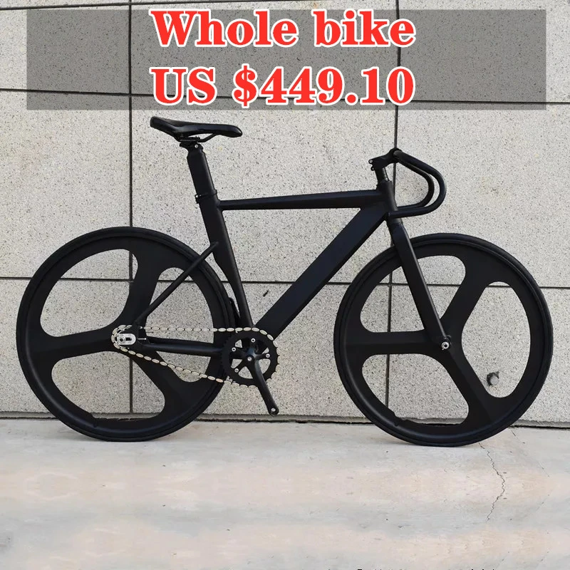 Fixed Gear Bike 700c Muscular Aluminum Alloy Frame 48cm 52cm 56cm Track Bicycle With Double 3 Spoke Wheel And V Brake Bicycle Aliexpress