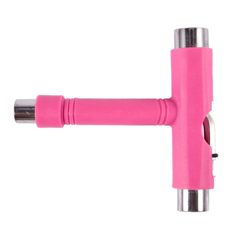 Roller Rollerskate Skateboard Scooter All in 1 T Skate Board ATB Tool + Hex Key pink