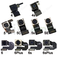 Original cámara trasera principal Flex para iPhone 6 6s Plus SE 5s 5 5c cámara trasera Flex Cable reparación piezas de teléfono