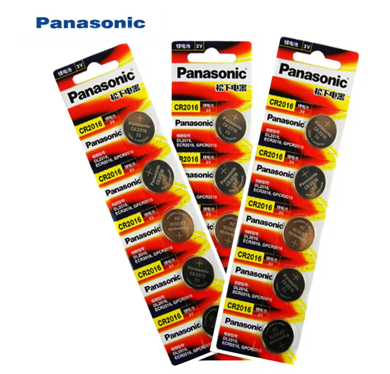 

15PCS Original Panasonic Top Quality Lithium Battery 3V cr2016 Button Battery Watch Coin Batteries cr 2016 DL2016 ECR2016