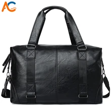 ALENA CULIAN, однотонная черная кожаная дорожная сумка для мужчин, Повседневная сумка на плечо, мужская сумка с ремешком через плечо, дропшиппинг