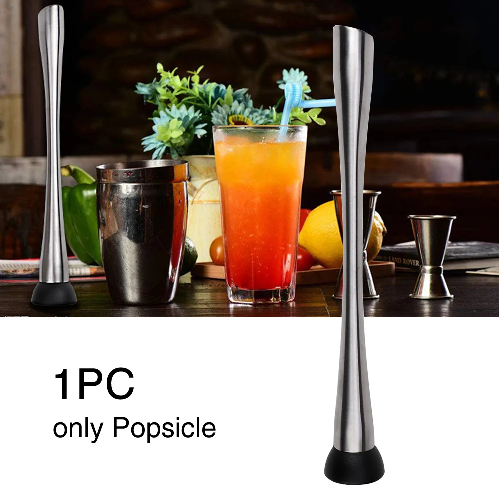 Bar Tools Cocktail Barware Mint Fruit Bartenders Ice Stainless Steel Drink Practical Mixer Muddler Mojito Accessories DIY