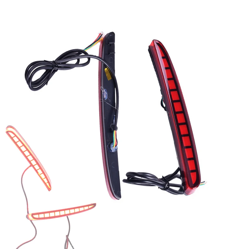

For Honda Civic Type R Hatchback Sequential Brake Driving Turn Rear Bumper Light 3 In 1