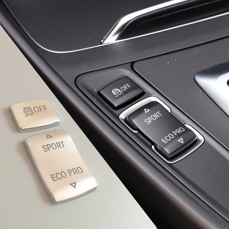 Car Decor for BMW 1series F20 Sedan 3series 4series F30 F35 Car Central Handbrake Button Left side Decorative Cover Sticker Trim
