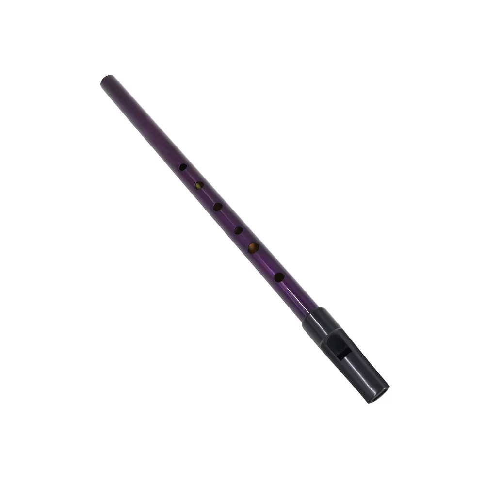 Purple Высокое качество Piccolo ключ D ирландский оловянный свисток 6 популярных отверстий флейта жестяная флейта, музыкальный инструмент флейта духовой инструмент оловянные флейты - Цвет: Purple
