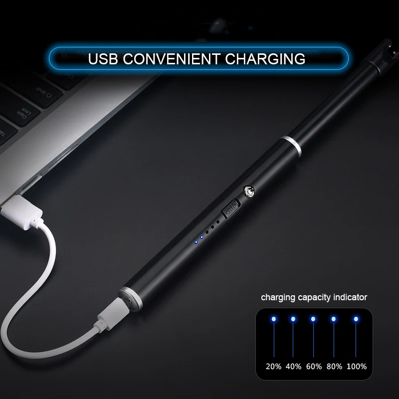 USB Charging Arc Igniter Kitchen Special Igniter Outdoor Barbecue Camping Pulse Lighter Windproof Design