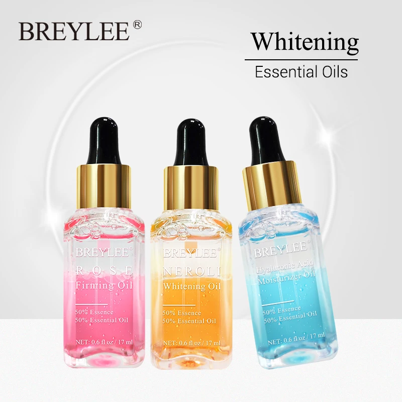 

BREYLEE Rose Firming Hyaluronic Acid Moisturizer Essential Oil Anti-Aging Remover Wrinkle Whitening Facial Serum Face Skin Care