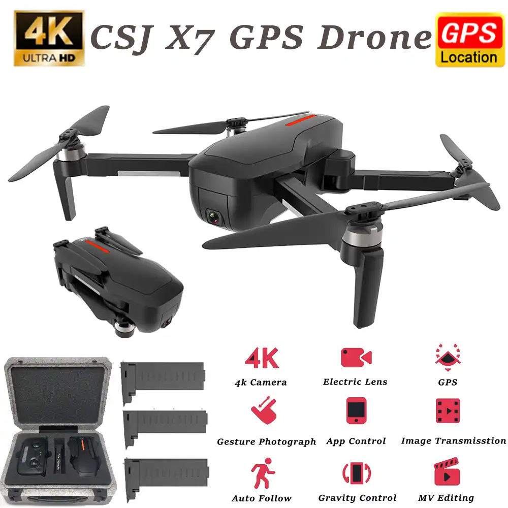 CSJ X7 Mini Drone with 4K Camera 5G 