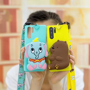 

Case For Etui Hawei P20 P30 P8 Pro Lite Y5 Y6 2018 Y6 Y7 Y9 2019 Nova 3i Soft Silicone Panda Phone Case Soft Book Case Coque